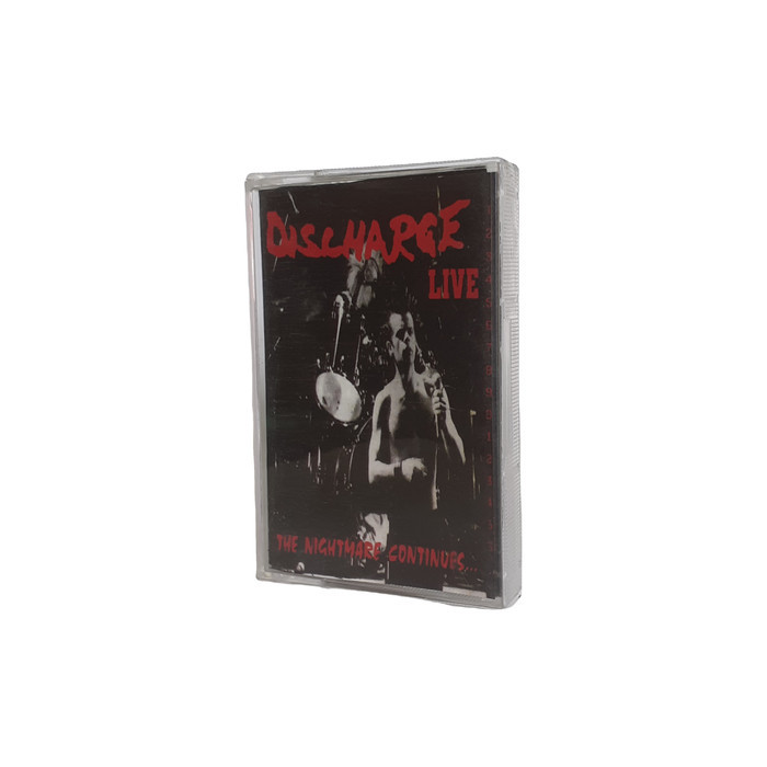 kaset tape Discharge Live punk rock