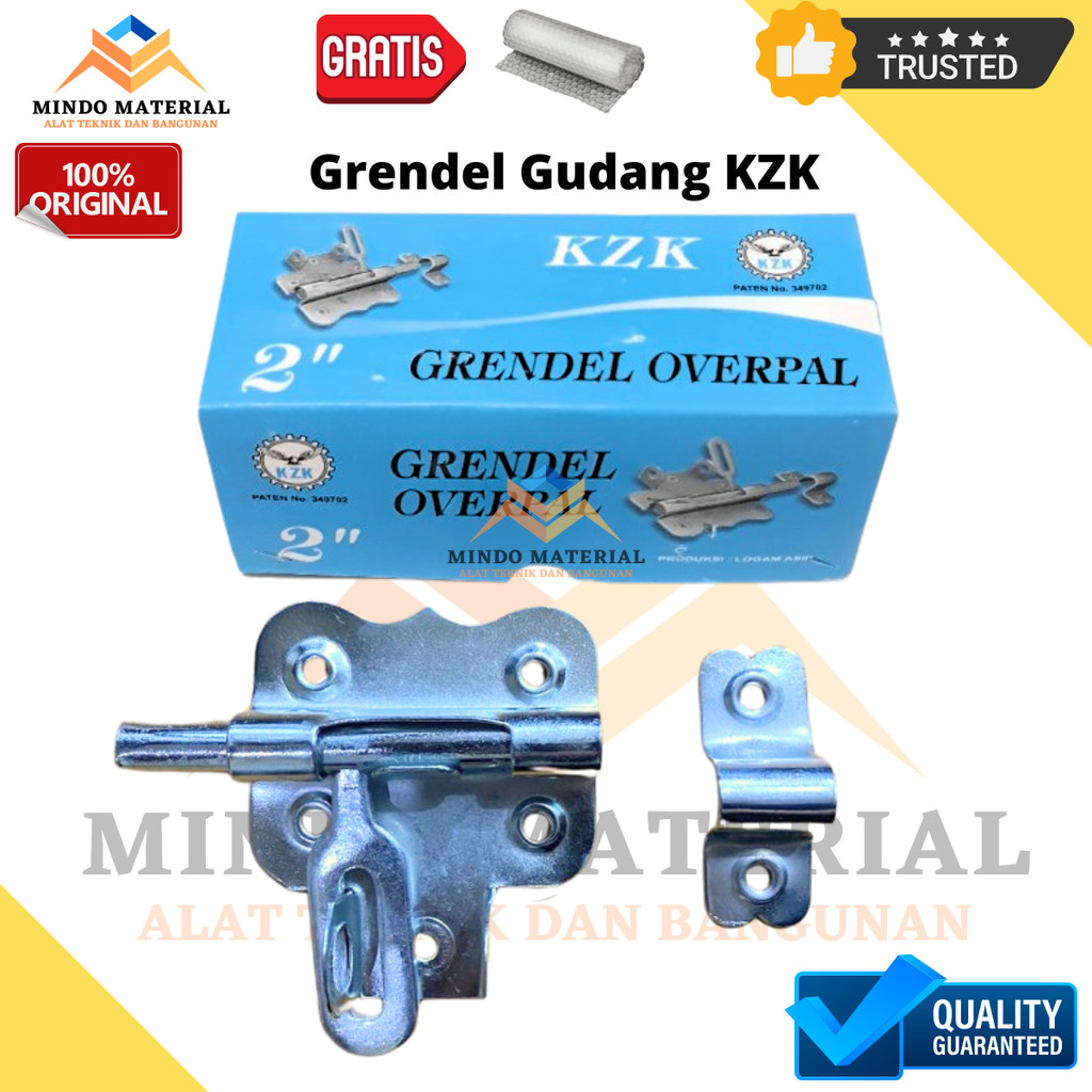 Grendel Gudang Overpal Putih KZK