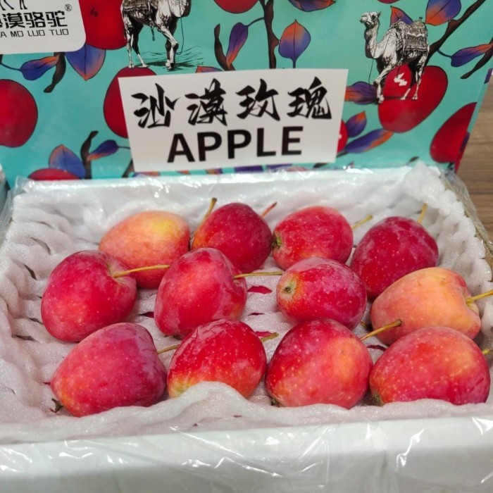 

apel strawberry buah | strawberry apel garing manis box