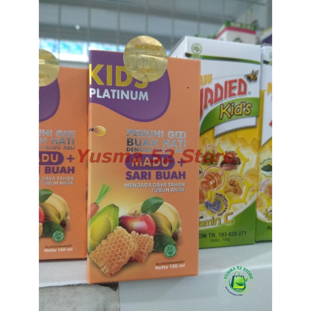 

BIOKIDS PLATINUM Madu Plus Sari Buah 150gr