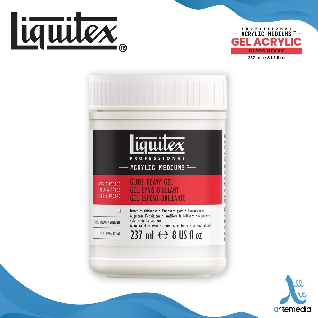 

Gramedia Surabaya - Liquitex Professional 237ml Gel Acrylic Medium GLOSS HEAVY GEL