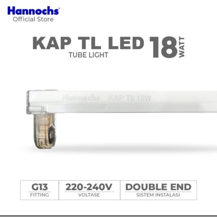 Kap TL Led 18watt Panjang 120cm / Kap Lampu Tube T8