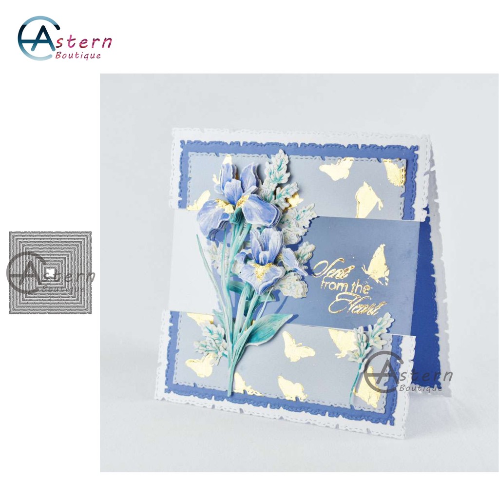 

Pretty Shabby Square Die Set Cutting dies new Craft die metal dies mold cuts Scrapbooking Paper Making Framework dies