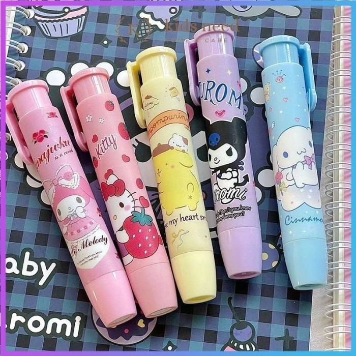

- Penghapus MEKANIK Pensil ERASER Mekanik Karakter Penghapus Pensil Mekanik Cetekan Press Mechanical Pencil Eraser