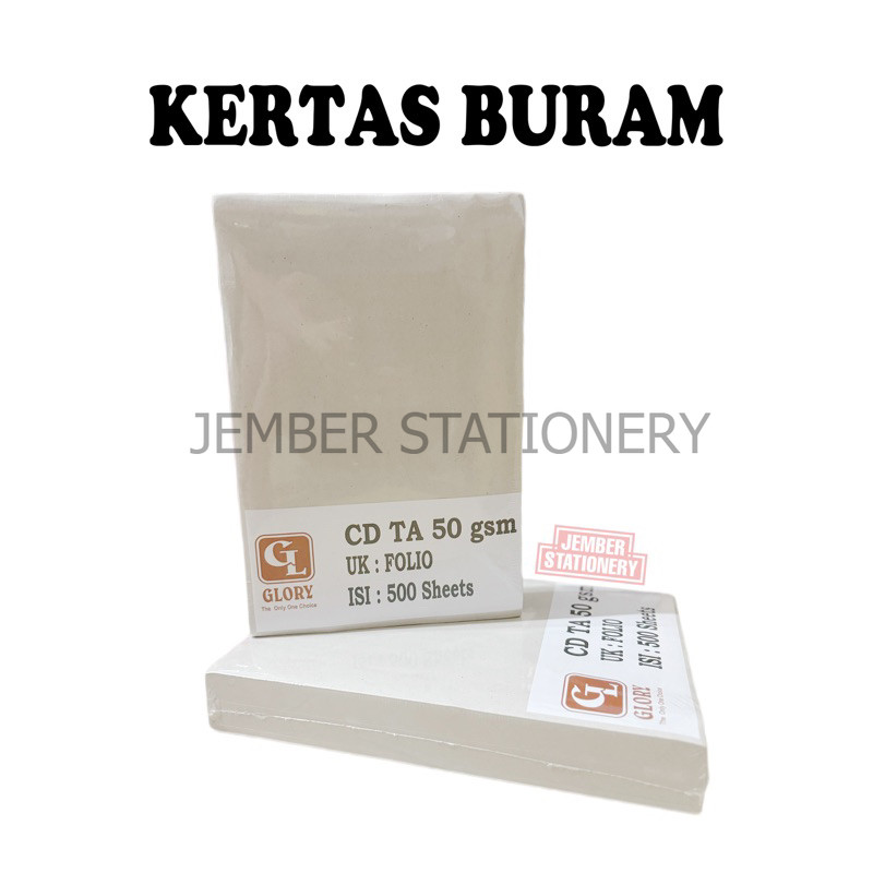 

(1rim) Kertas Buram / CD Glory