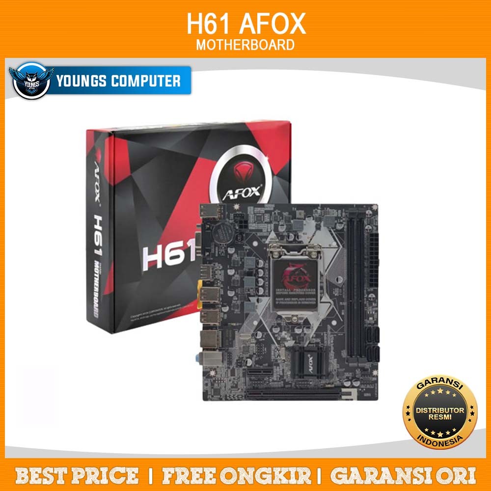 MOTHERBOARD H61 AFOX DDR3 INTEL LGA 1155