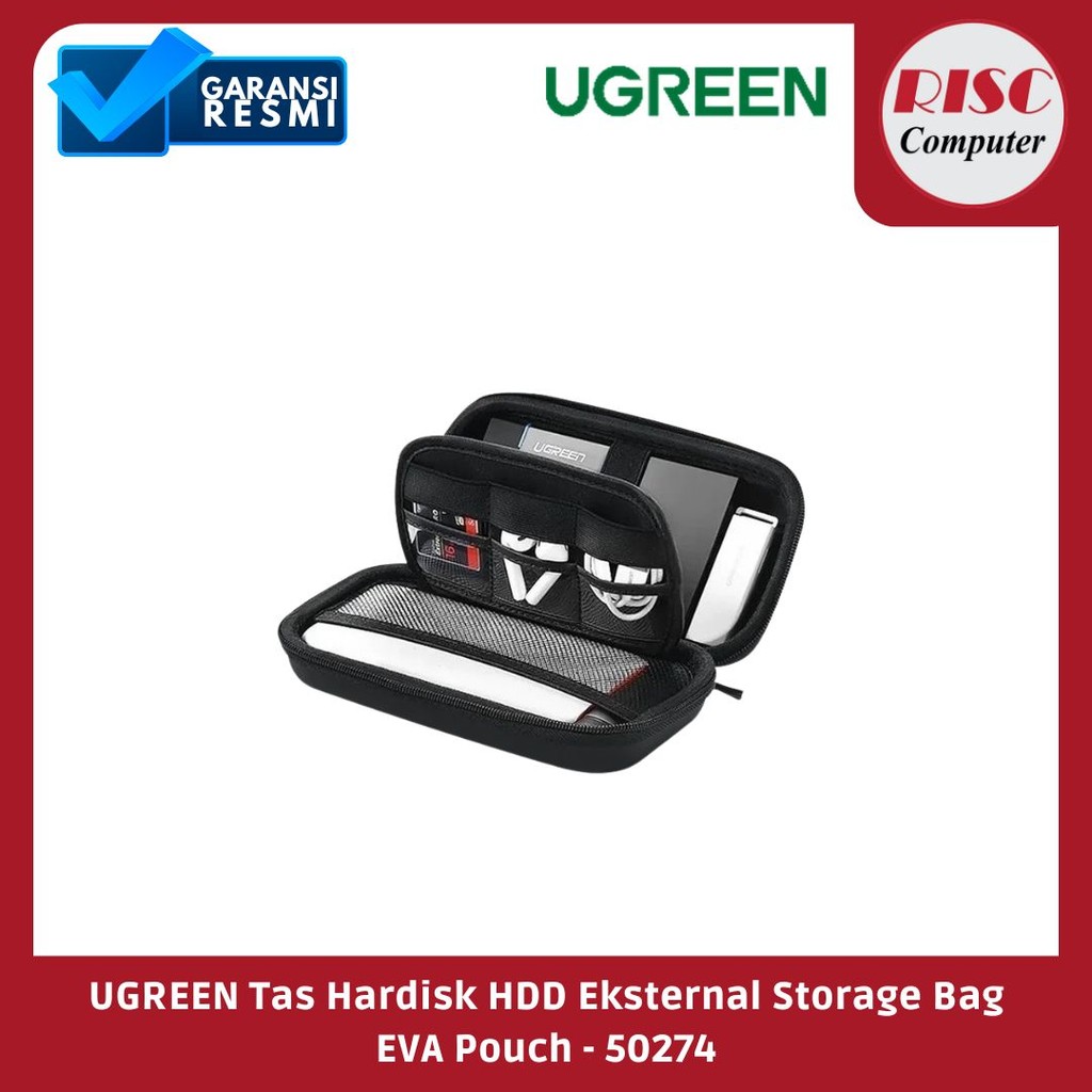 UGREEN Tas Hardisk HDD Eksternal Storage Bag EVA Pouch - 50274