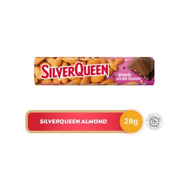 

NEW ITEM SNACK SILVER QUEEN ALMONDS 28g