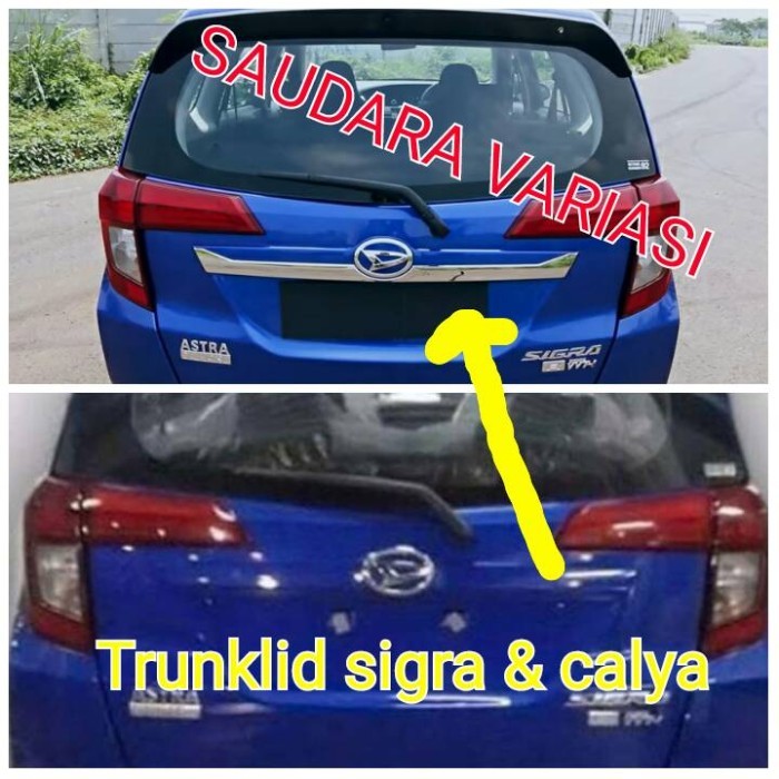 list pintu belakang sigra / calya / trunklid Calya & sigra