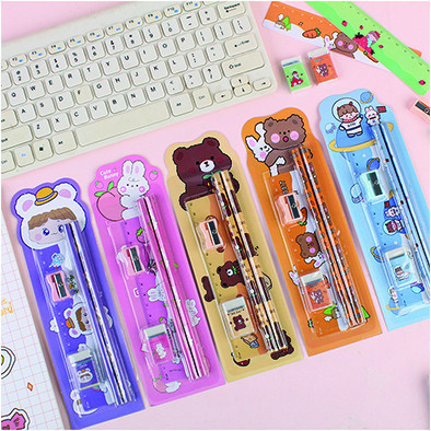 

Set Alat Tulis Sekolah Paket Alat Tulis 5 in 1 Mini Stationary 1018