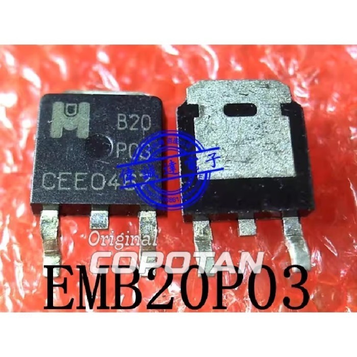 Mosfet B20P03 B2OPO3 EMB20P03 MB20P03 P-CH 30V 25A TO-252