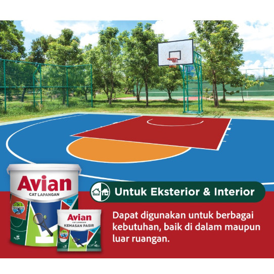 CAT LANTAI LAPANGAN PARKIR JALAN MARKA PAVING SEMEN BETON HELIPORT AVIAN 5KG 2 KOMPONEN