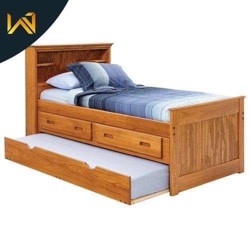 Tempat Tidur Anak Dipan Double Bad Laci Kayu Jati Jepara - 180