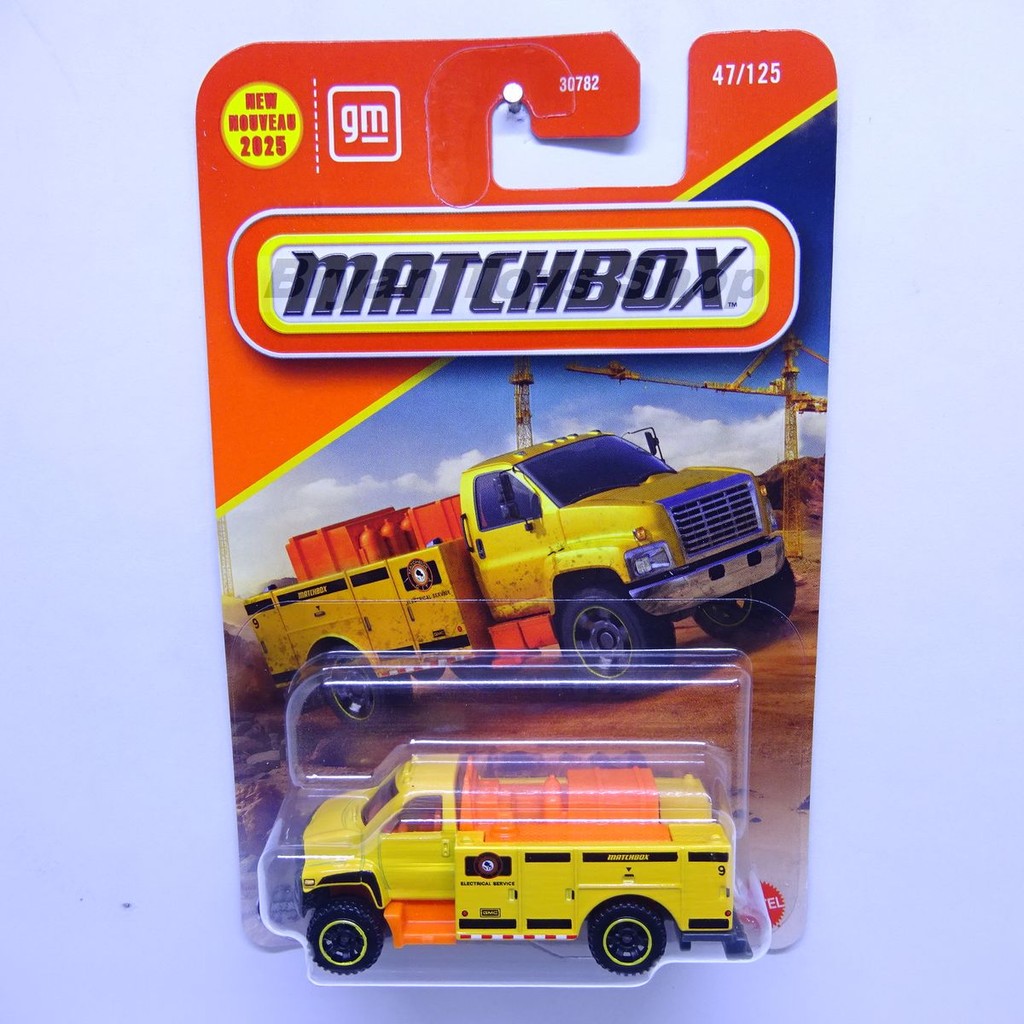 Matchbox GMC 3500 Utility Truck Kuning
