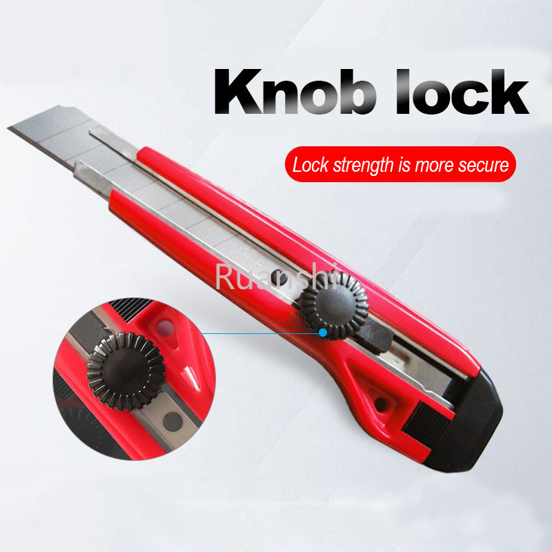 

SDI18mm art utility knife screw locking large Carbon steel blade cutter large origami box knife 0425C swifty sharp pocket knives