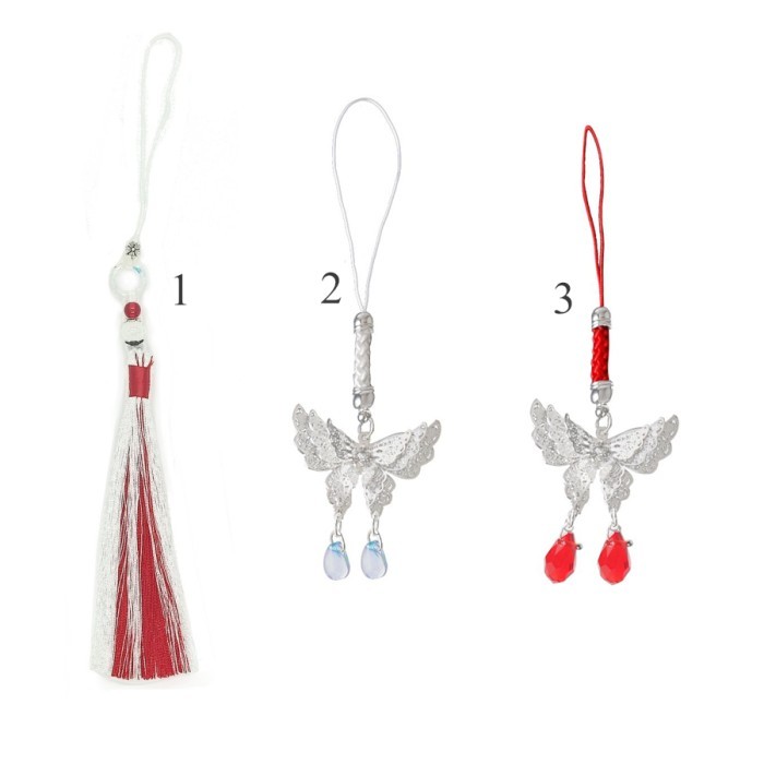 Gantungan strap rumbai tian guan ci fu