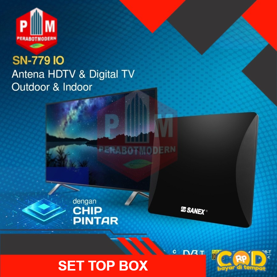 Set Topbox Tv Digital SOGO DVB T2 set box tv digital / Set Top Box / Antena Tv Digital Sanex MURAH