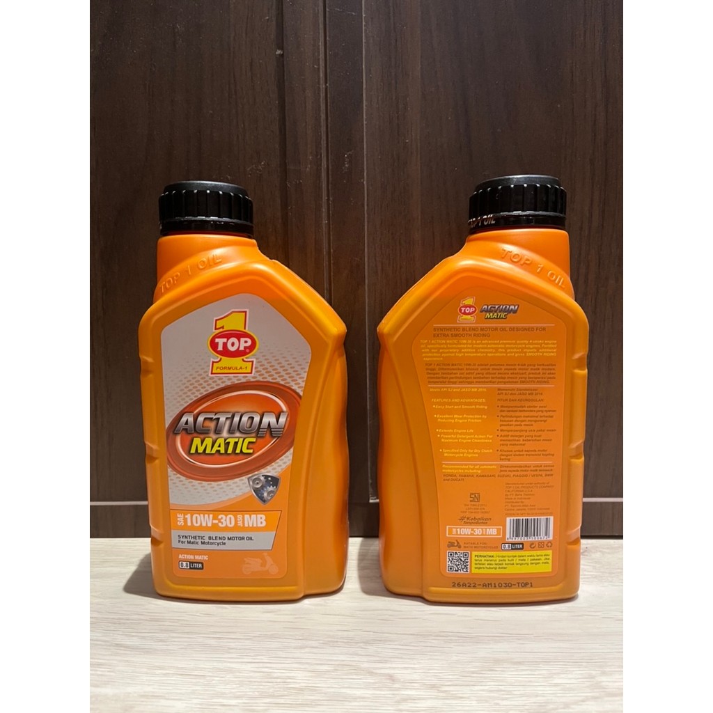 TOP 1 Action Matic - Motor Matic Oil SAE 10W-30 0.8L (800ml)