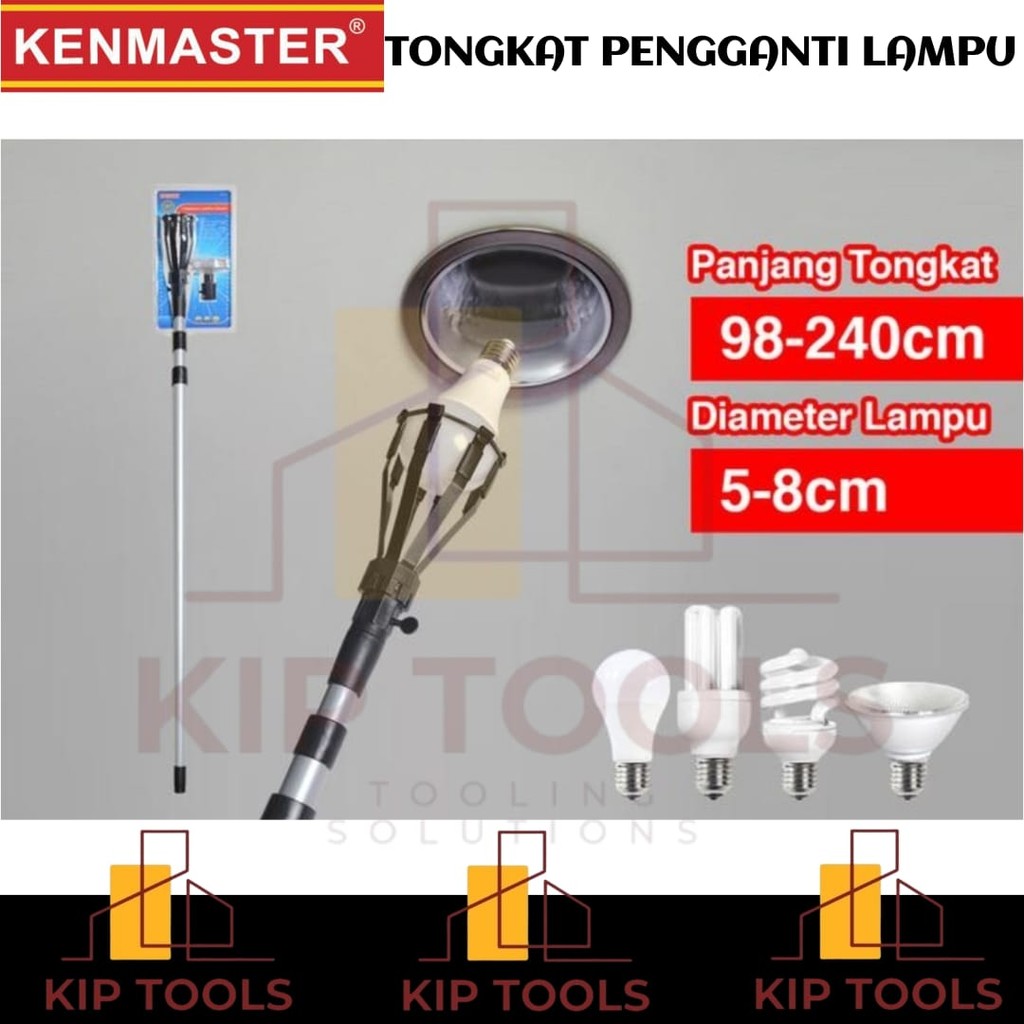 Tongkat Pengganti Lampu / Tongkat Ganti Lepas Lampu Bohlam Panjang KENMASTER