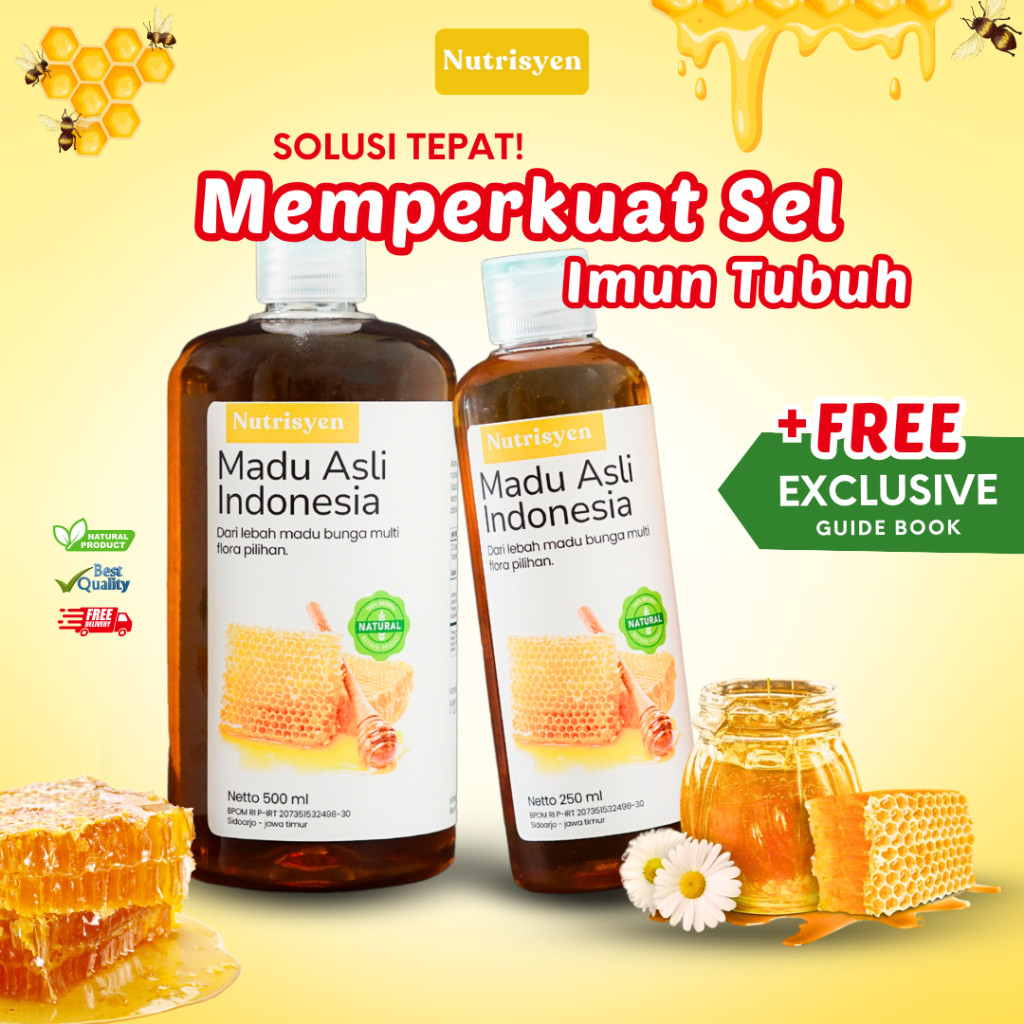 

Nustrisyen - MADU MURNI PREMIUM GRADE A NEKTAR 100% ALAMI PURE NATURAL RAW HONEY - MADU HUTAN LIAR TANPA CAMPURAN KUALITAS