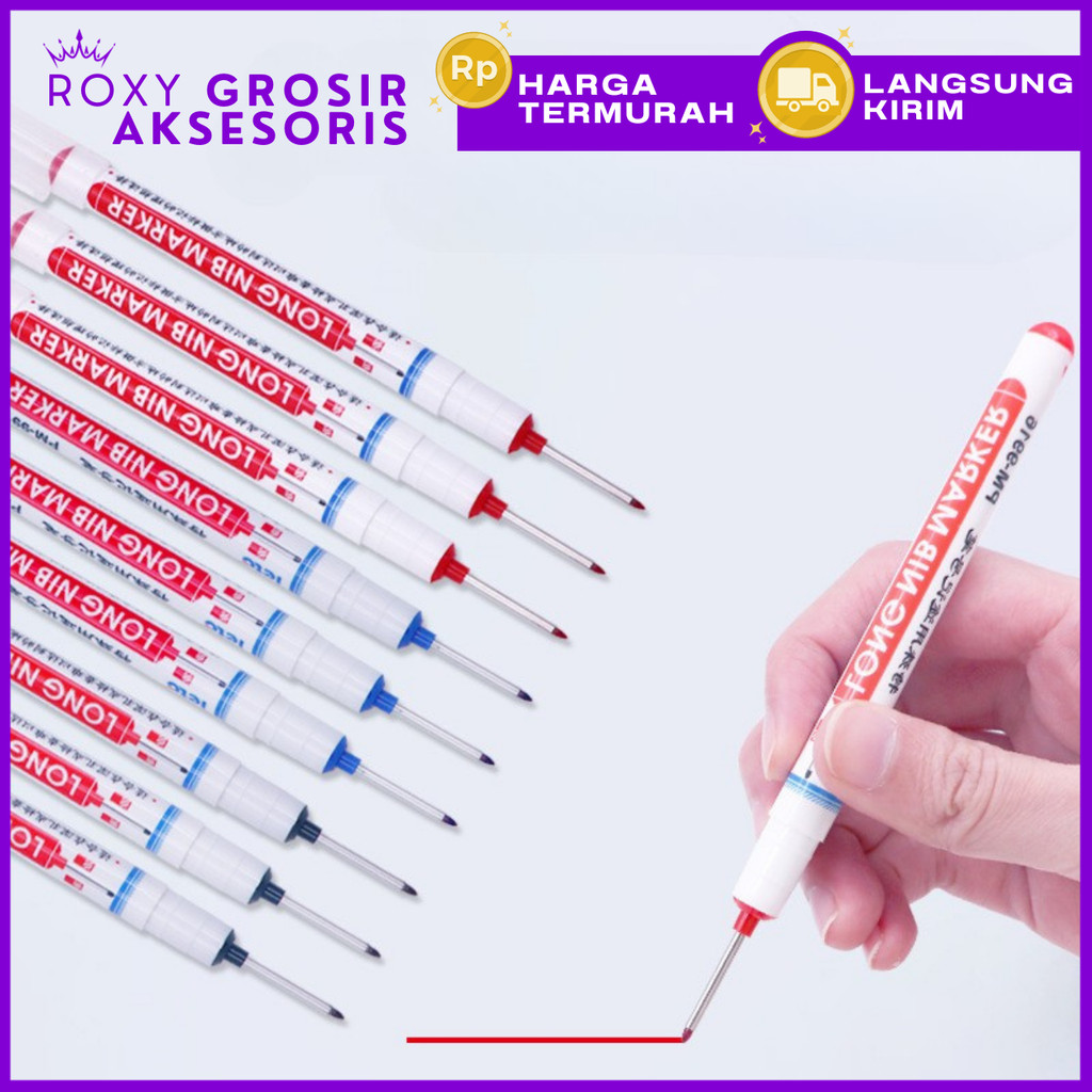 

Spidol Pertukangan Panjang NIB Marker Waterproof Long Head Marker Spidol Marker Panjang Penanda