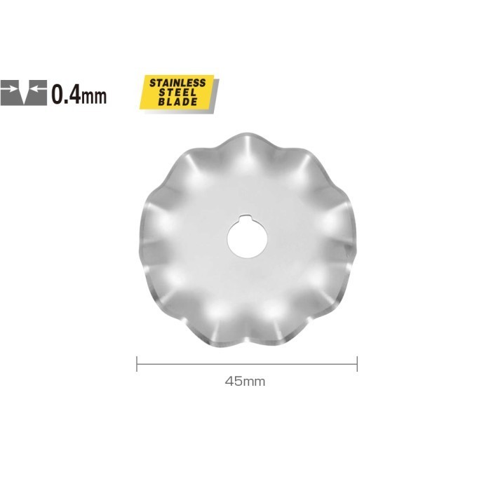 

Refill Rotary Cutter Wavy Blade WAB45-1 Olfa