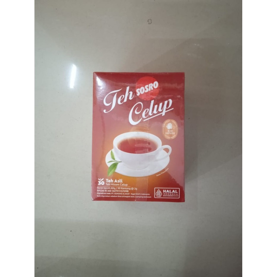 

TEH CELUP SOSRO MERAH 30 Sachet