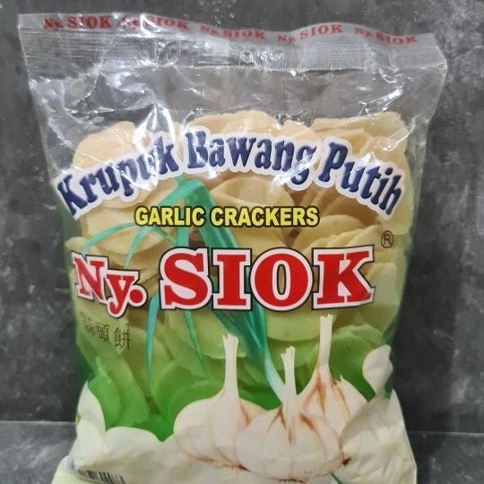 

NY. SIOK Kerupuk Bawang Putih 500gr / Krupuk Bawang Garlic Crackers Asli