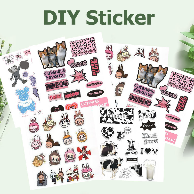 

Lucu Korea ins Stiker Kartun Stiker Anti Air Stikers Berperekat Waterproof sticker buat Motor Helm Buku Journal