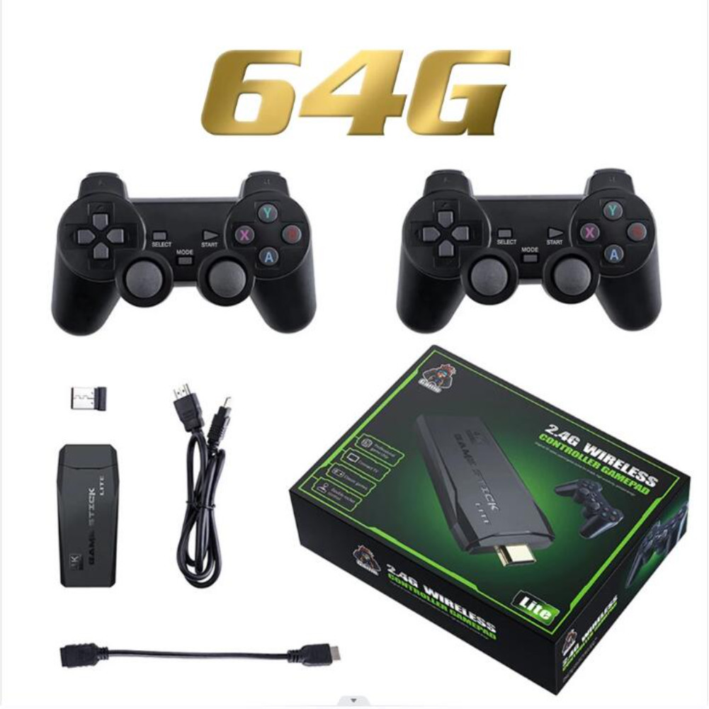 Video Game Console ps 3 full game + stick 2 2.4G Double Wireless Controller Game Stick 4K 10000 game