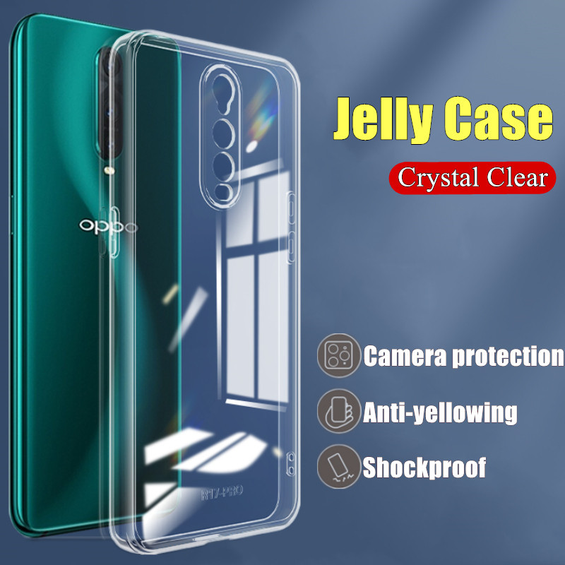 CASE OPPO R17 PRO SILICONE CASE ULTRATHIN CRYSTAL CLEAR BACK COVER TRANSPARANT