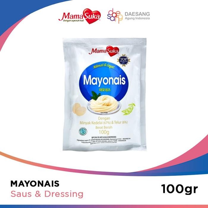 

MamaSuka Mayonais Kemasaan Pouch 100gr / Mama Suka Nikmat & Lezat Refill 100 gr
