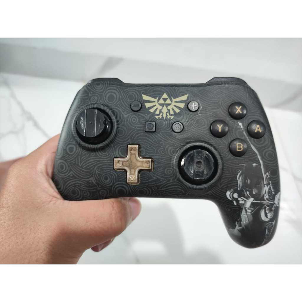 Nintendo Switch Pro Controller Zelda Console Second