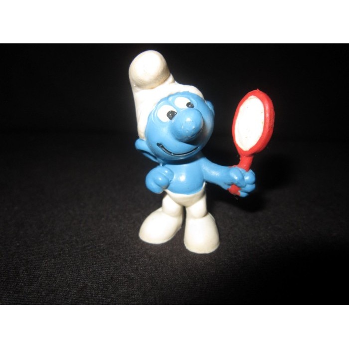 smurf shcleich vintage figure smurf genit rare