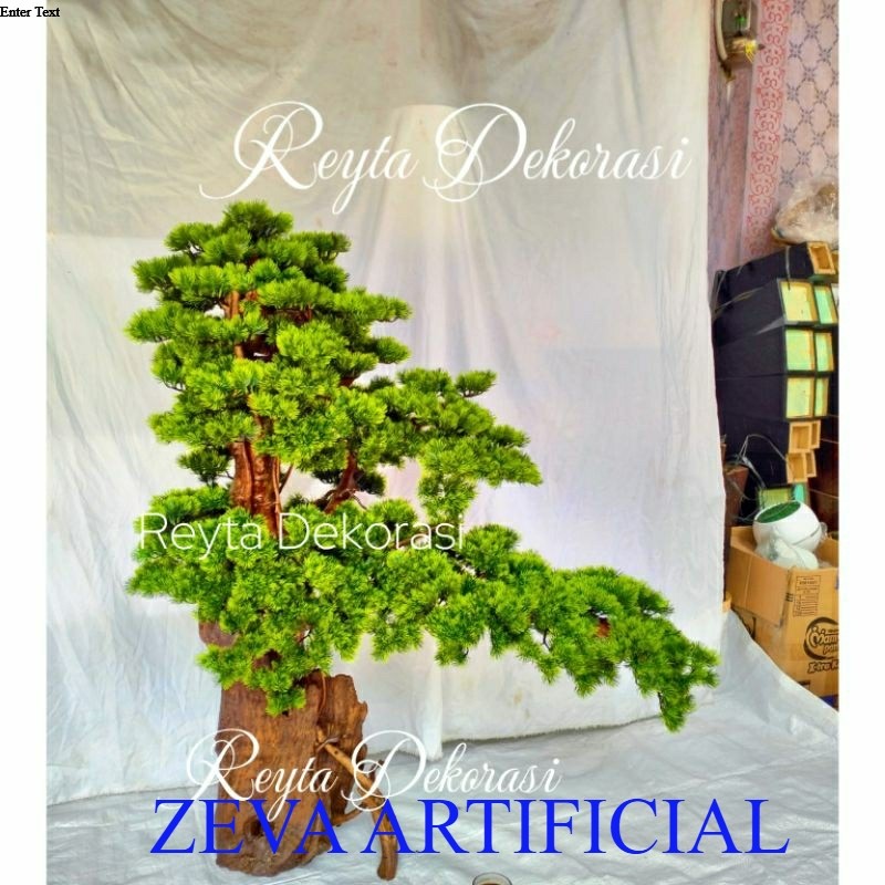 cemara sinensis artificial bonsai jepang - bonsai aquascape - Cemara udang bonsai - pohon Cemara ant