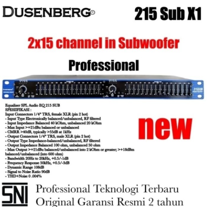 New Equalizer Dusenberg EQ 215+ /  Dusenberg EQ 215+