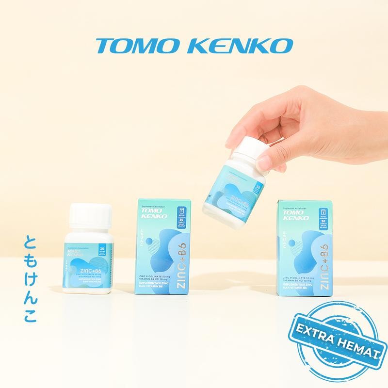 

TOMO KENKO ZINC + VIT B6 Bebas Gluten