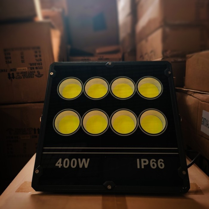 Lampu Sorot Led Floodlight 400W 400Waat COB - Daylight/Warm White