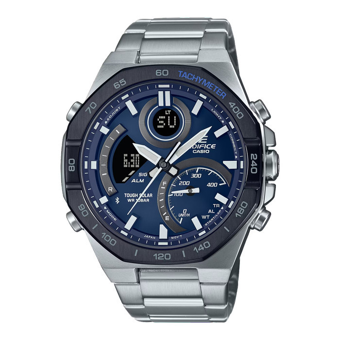 Promo Original Casio EDIFICE ECB-950DB-2ADF Jam Tangan Pria Bluetooth ECB-950DB-2A Garansi Resmi 2 T