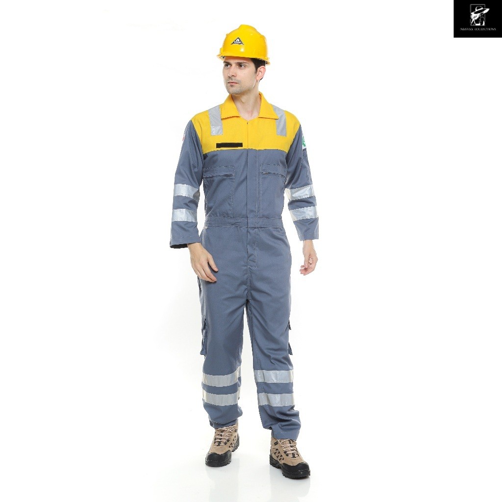 RAUNG - Setelan Wearpack / Setelan Pakaian Safety - YKK zipper + 3M Skotlite