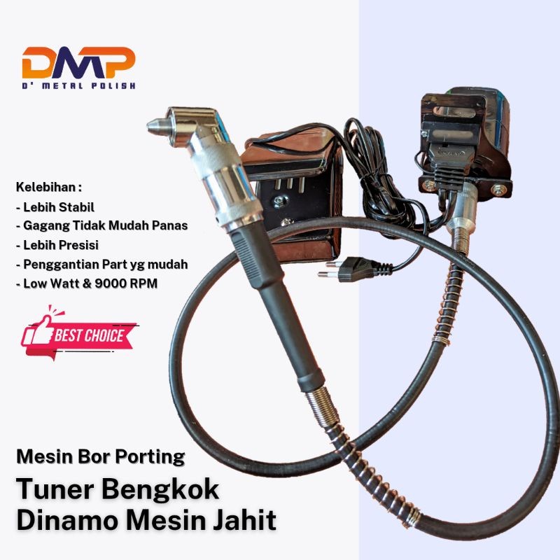 Bor porting Tuner Bengkok 105 dinamo mesin jahit mesin tuner bengkok mesin porting