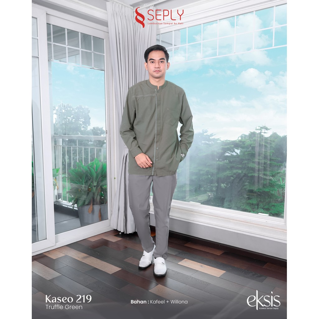 Baju Koko Lengan Panjang Seply Kaseo 219
