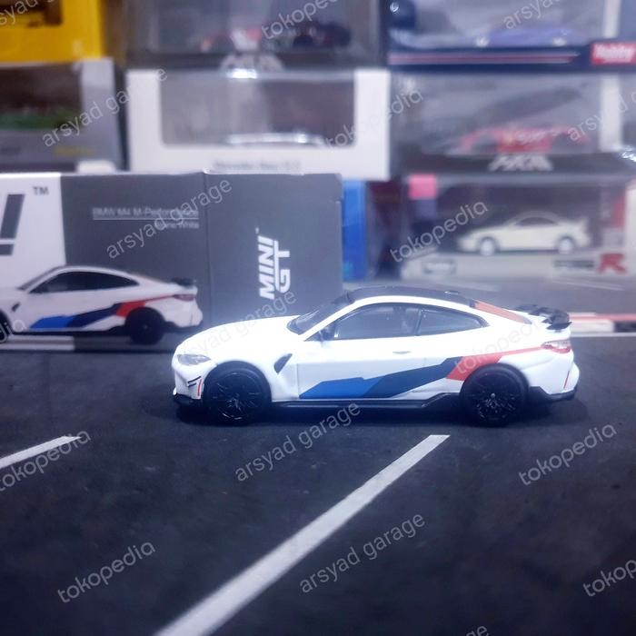 HJ99 Diecast Mini GT BMW M4 M Performance Alpina White no 346