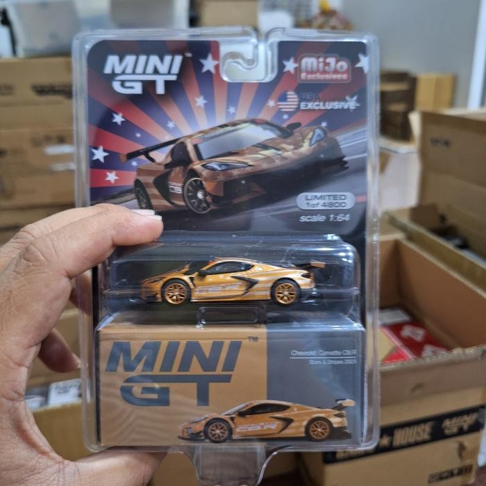 LP2155 Mini GT Skala 64 Corvette C8R Star Stripes 2023