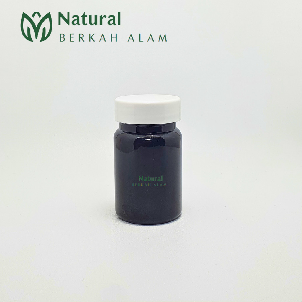 Botol 60 Tablet Bulat Hitam Tutup Polos Series / Botol Obat / Botol Tablet / Botol Kapsul / Botol 60