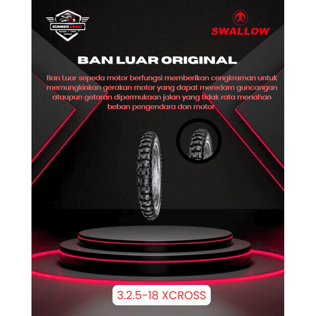 Swallow Ban Luar 3.25-18 XCross