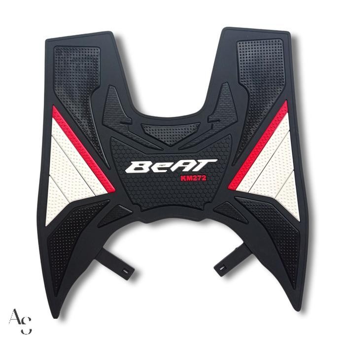 berkualitas Aksesoris Motor beat Karbu - Karpet Beat 2008 sd 2012 - Putih, beat karbu