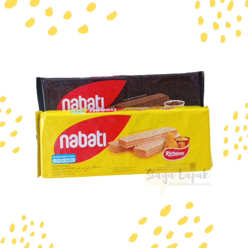 

Richeese / Richoco Nabati Wafer Keju / Coklat 110gramJajan