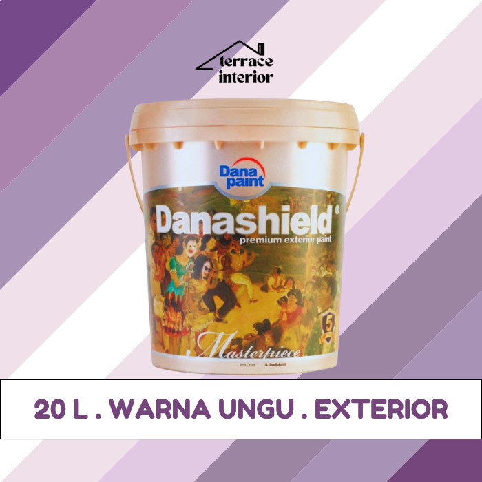 Cat Tembok Exterior Danapaint Danashield Warna Violet 20 L
