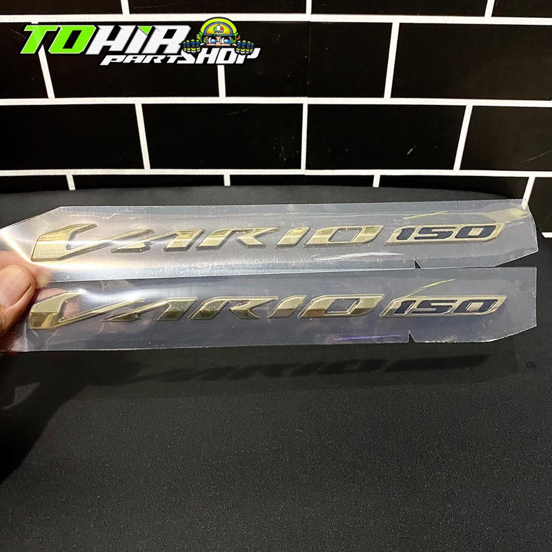 Emblem Vario New 150 Gold 3D K59J Original (2pcs)Lospack